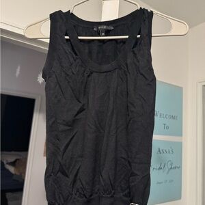 Gucci Cashmere Black KnitTank Top